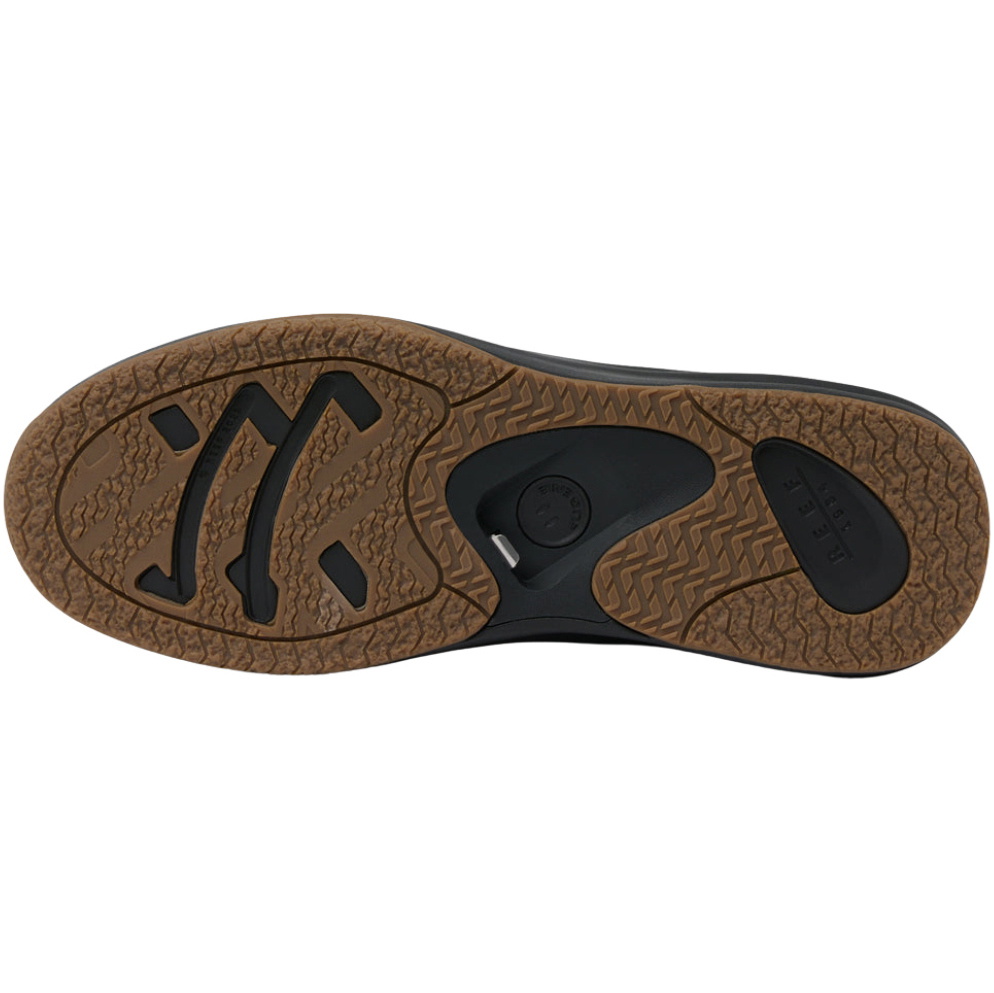 2025 Reef Da Uomo Fanning Scarpe CJ7993 - Black / Argento